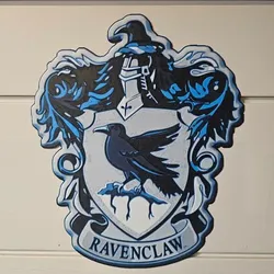 Ravenclaw house crest 10"x12" no CFS required