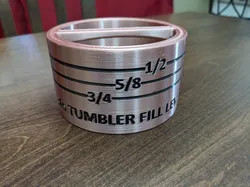 Rock Tumbler Fill Level Gauge