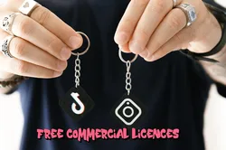 Social NFC keychain