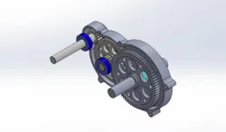 two stage reduction gearbox