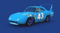Cartoon Oval Race Car Peregrine