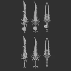 chaos melee weapons