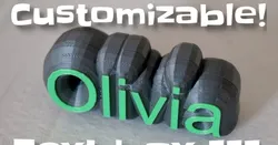 Customizable text box III