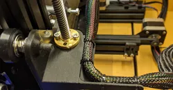 Ender-3 Dual-Z Plate with Wire Guide