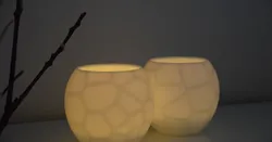 Furtive Shroud (Tealight holder - Voronoi)