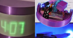 Glow in the Dark Robotic Clock