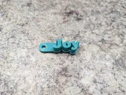 Jewelry & Accessories STL Download - Joy Keychainby Trash Can Guy