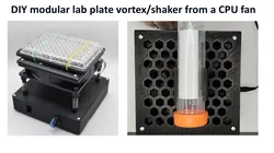 Lab  plate vortex/shaker from a CPU Fan