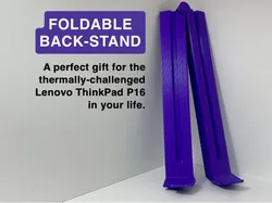 Lenovo ThinkPad P16 Back-Stand (no supports, foldable, because sometimes things that are expensive are worse)