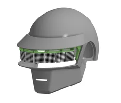 MAX7219 Matrix Mount for Daft Punk Helmet Thomas 2.0 - Wearable
