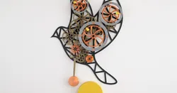 Mechanical wall clock