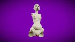 Stl Doll Bjd Blue buste belly pelvis