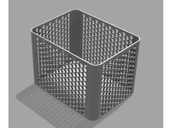 Storage Box family with Honeycomb Walls - 200x160x150 mm