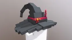 Witch hat block bench Model for minecraft