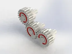 3 Piece Stainless Steel Metal Gear