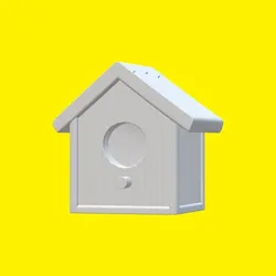 Bird House – Cute 3D Printable Garden Decor