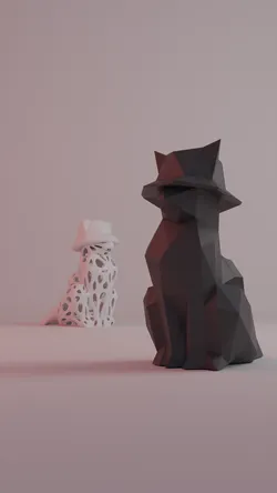 Cat with a hat
