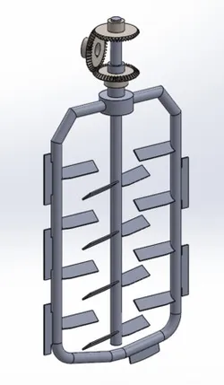 Contra Rotary Agitator Arrangement