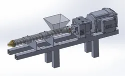 Desktop Pellet Filament Extruder System for 3D Printing Applications