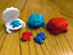 Flexi Frog Fidget in a Toad