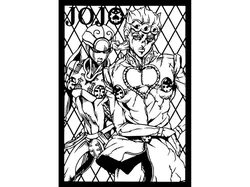 Giorno Giovanna stencil