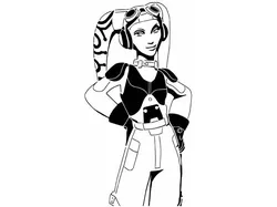 Hera Syndulla stencil