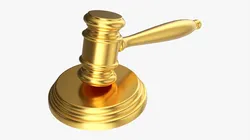 Judges Gavel 03 Gold