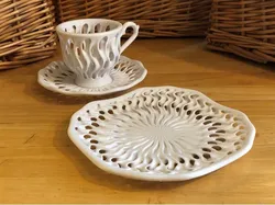Malfunctioning Plate and Saucer