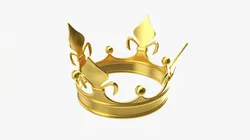 Royal Coronation Gold Crown 03