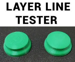 Simple and fast layer line tester