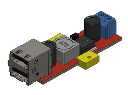 5V USB Step Down Buck Converter Mount
