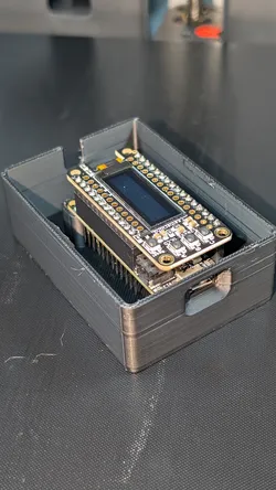 Box for Feather M0 with bottom headers