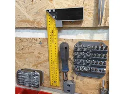 Carpenters square wall mounted bracket