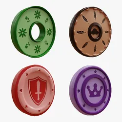 Cartoon Coins Pack01
