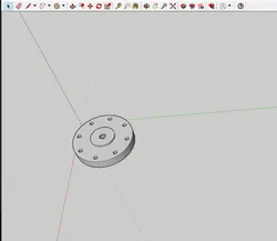 Circular Servo Horn Model
