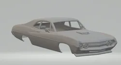 Falcon Mk4 Super Cobra 2door 70 body 3D Print Model in Vehicle 424499
