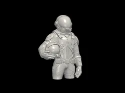 Futuristic Astronaut Figurine - Sci-Fi Explorer