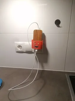 IPhone Charger phone holder