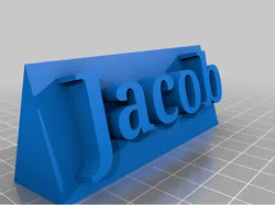 Jacob nameplate