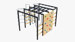 Outdoor Playground Mountain Stairs Set