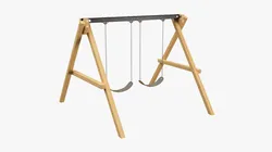 Outdoor Playground Swing Set 01