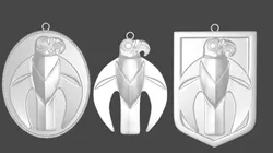 Pendants Scythian eagle Free 3D Print Model in Pendants 425598