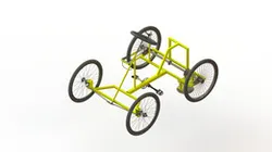 quad wheel grass cutter