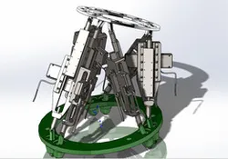 Stewart platform motion simulator