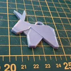 3D printer bestanden | 3MF | porte clé âne