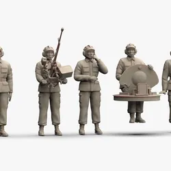 Chinese Soldiers Tank Crew