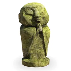 Decorative monk sculpture