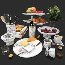 Decorative set for kitchen