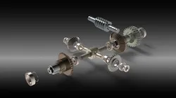Differential with speed reducer