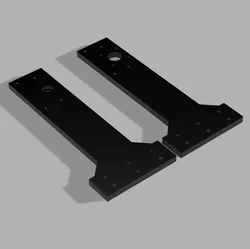 gratuită de Tools & Spare Parts STL Descărcare - CNC 3018 Support Plate - felectronika